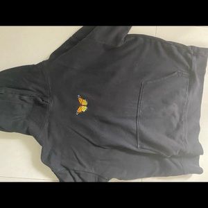 Black butterfly brandy Melville hoodie